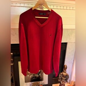 Nautica Navtech Red Sweater XL (EUC)